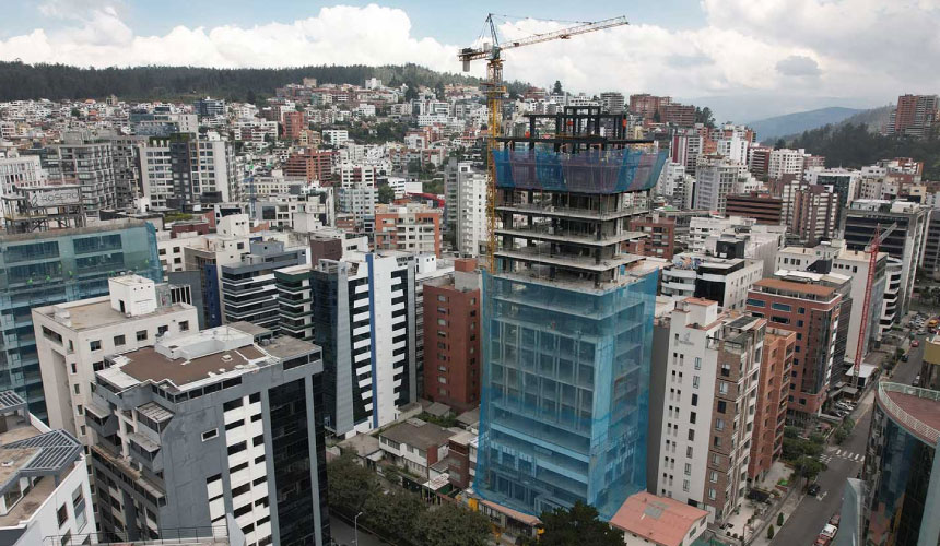 Construcción edificio Xoe en Quito 5