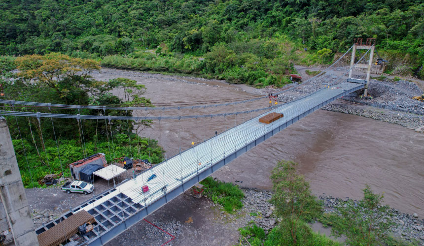Empresa constructora de puentes Ecuador, Pastaza 1
