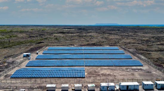 Sistema híbrido fotovoltaico Galápagos